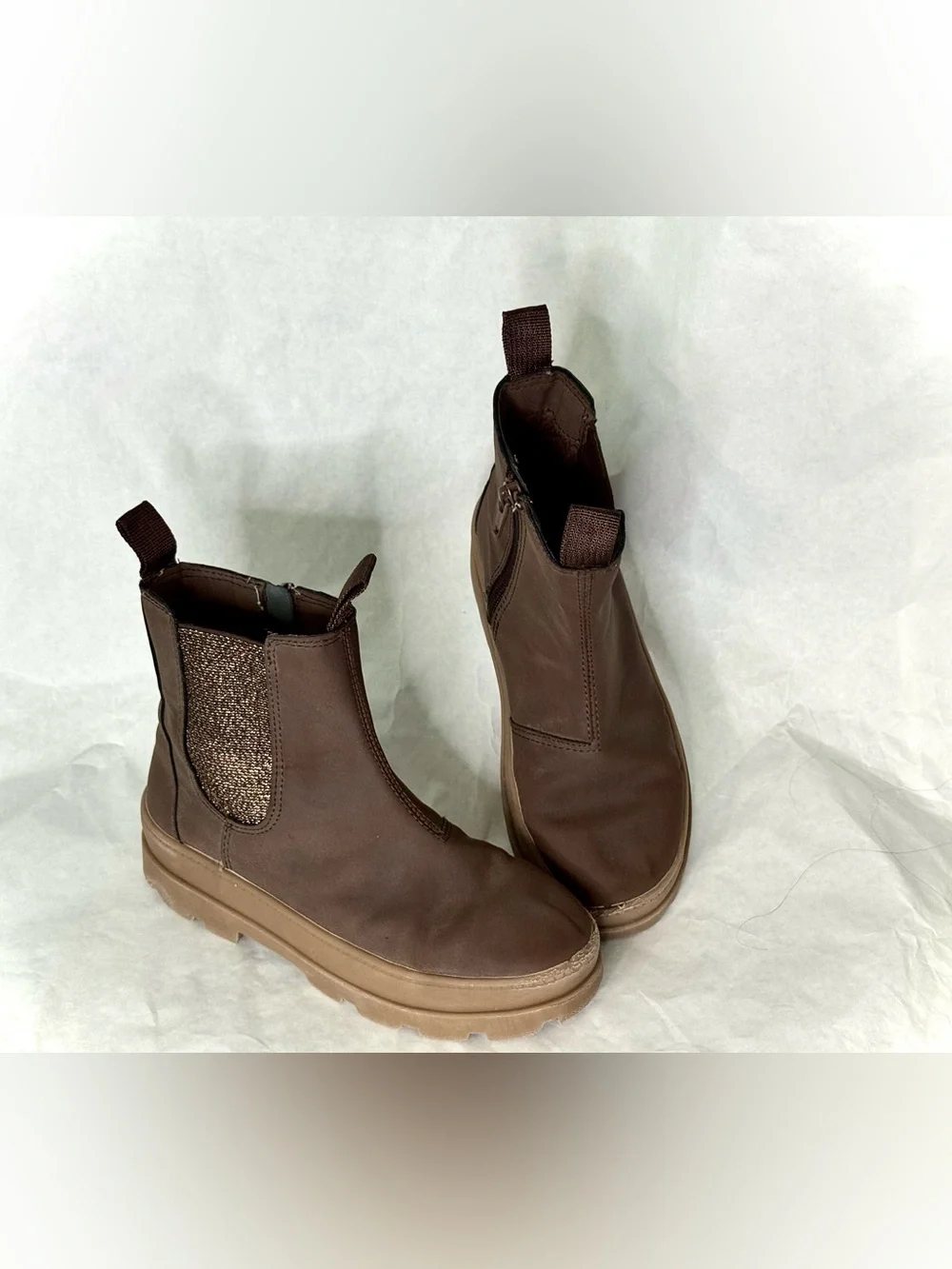 H&M Micro Suede Leather Ankle Boots